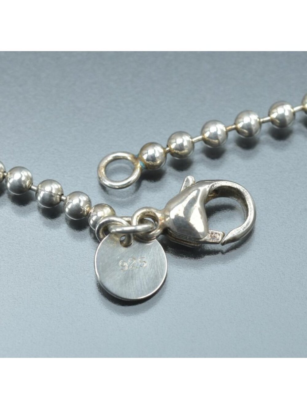 Tiffany & Co Polished Ball Chain Necklace 86 Long - Picture 6 of 7